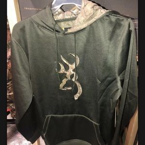 Browning Realtree Camo Men Green Marsh Sweatshirt